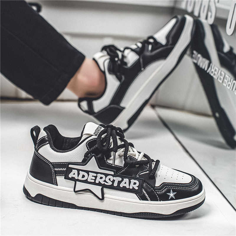 Men'S Fashion Luxury Brands - Round Nose Rubber Sole Cute Sneakers
