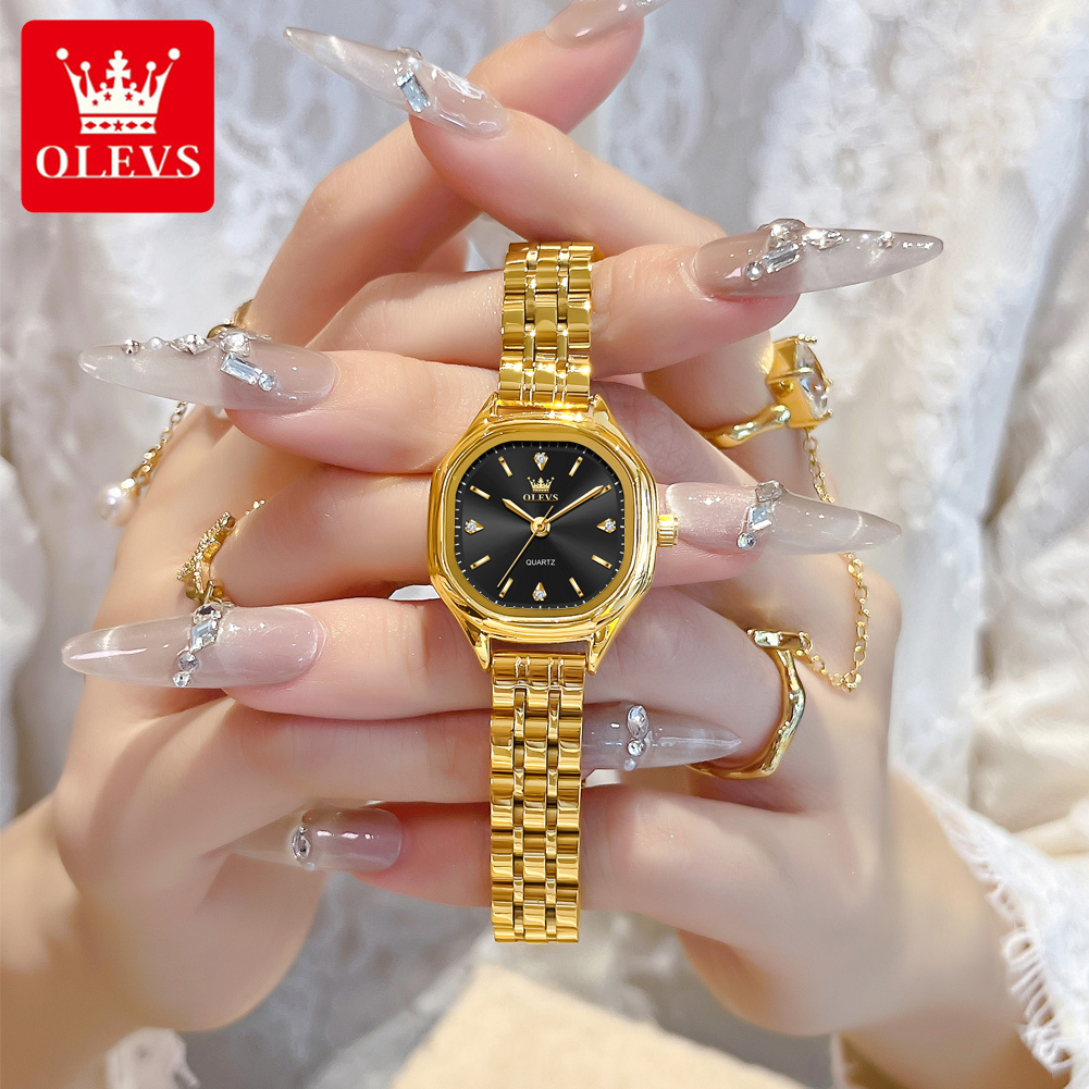 Men Fashion Elegant - OLEVS 5888 Ladies Watches Gold Original