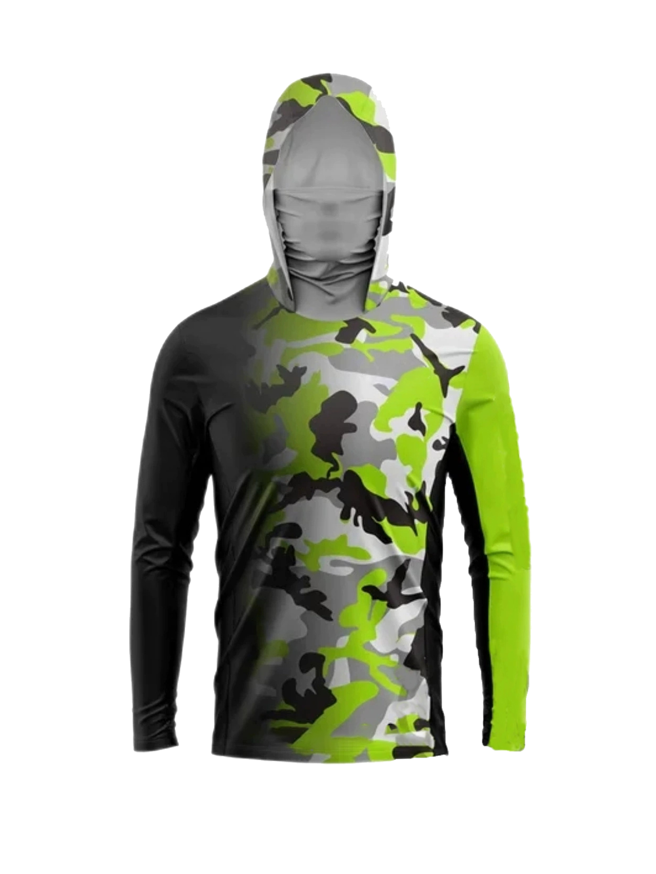 Men Fashion Upper - Outdoor Fisherman Hooded Long Sleeve T-shirt,