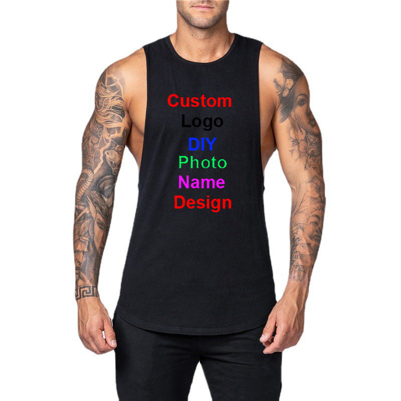 Muscle Tee Workout - DIY Customized Logo Brand Gym Tank