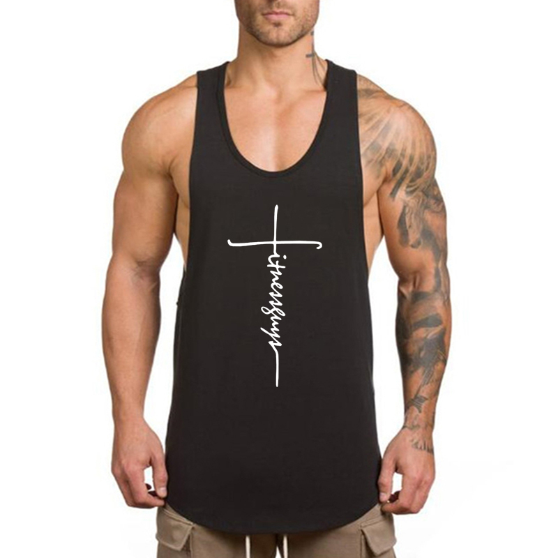Muscle Tee Workout - Fitness Guys Running Vests Men Bodybuilding