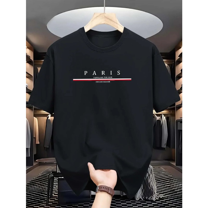 Paris Fashion Men - Men's 100% pure cotton summer casual