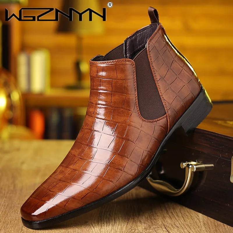 Men'S Fashion Luxury Brands - Luxury SIZE 39~48 Men Chelsea Boots
