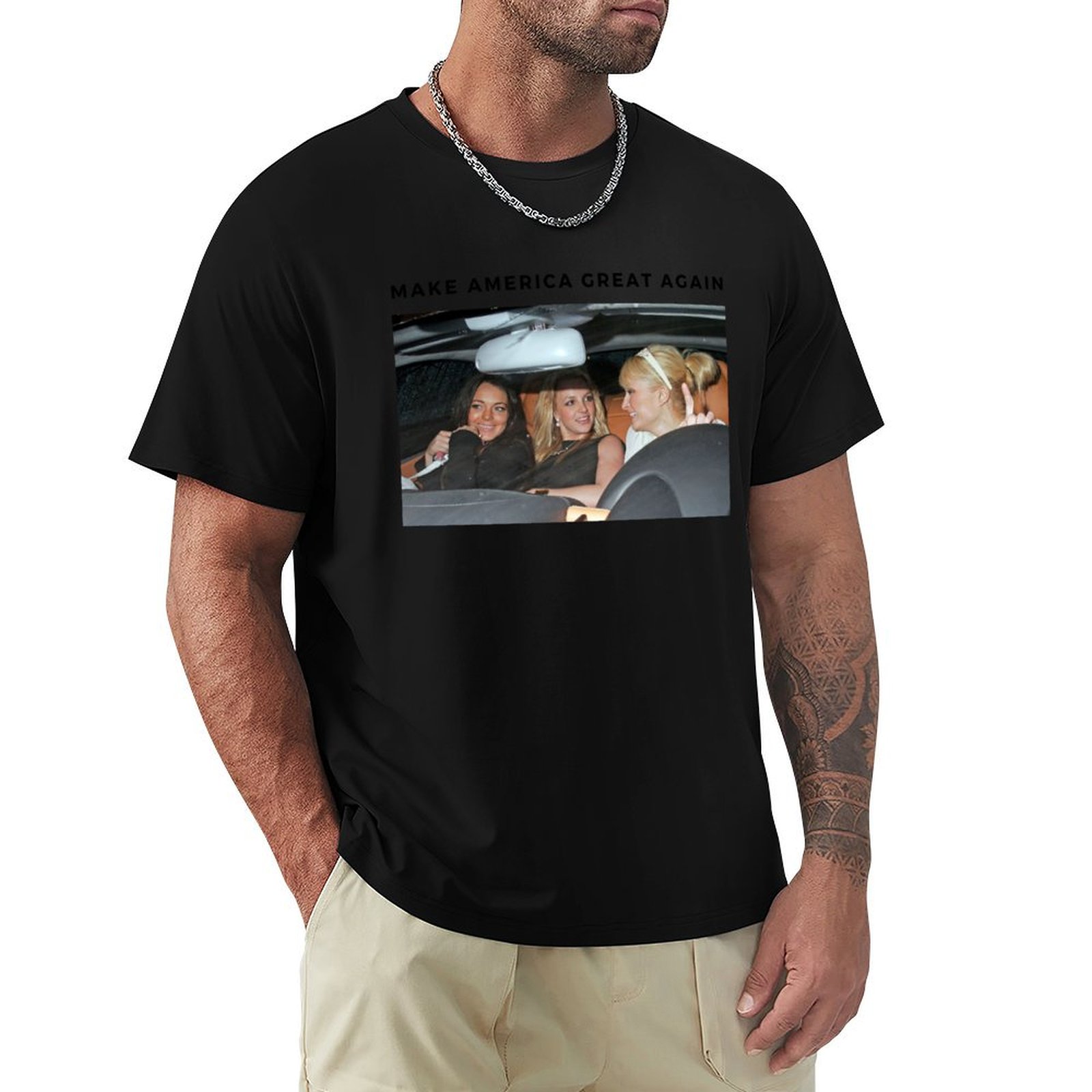 Paris Fashion Men - Britney Paris Lindsay T-Shirt Casual Fashion