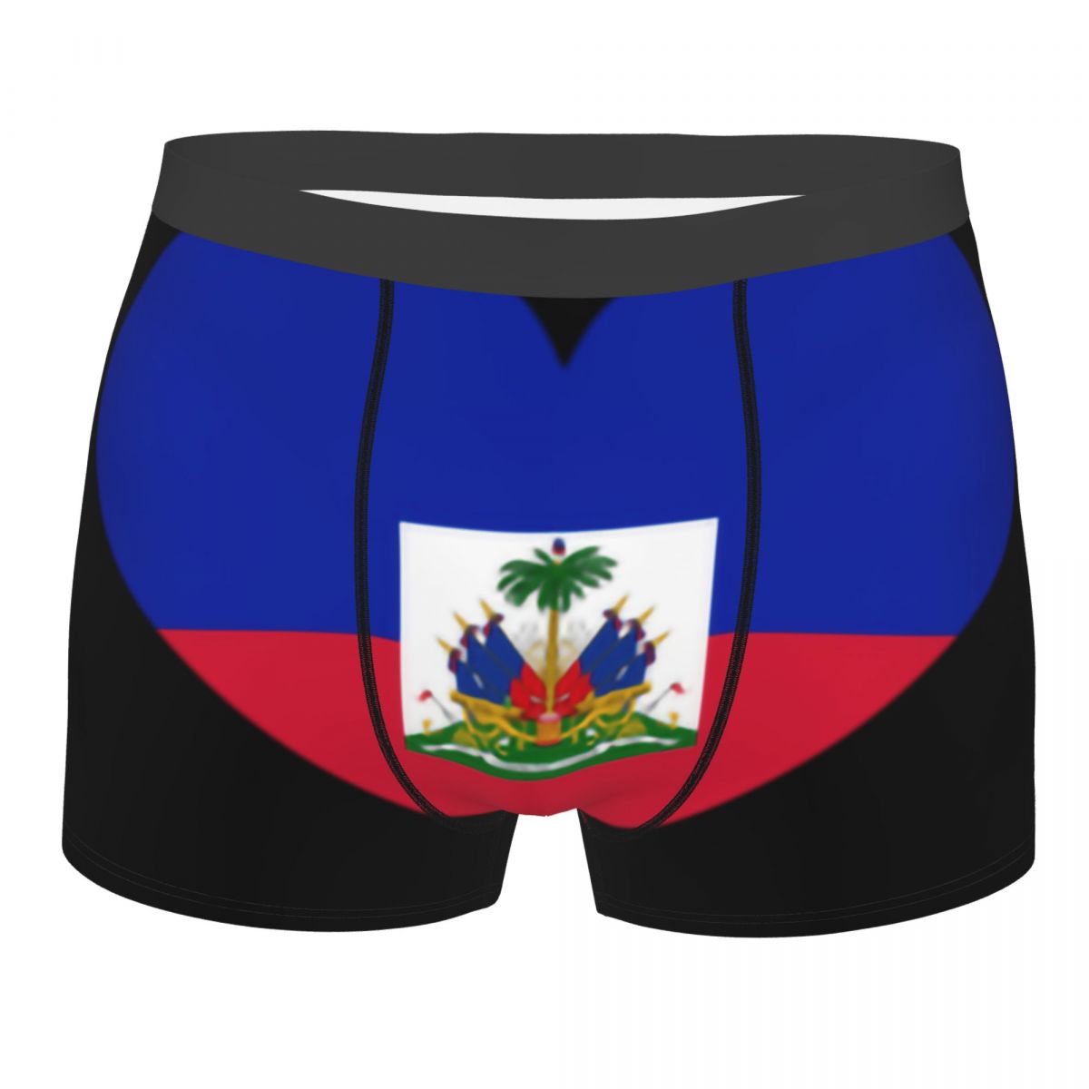 Men'S Fashion Underwear - Fashion Flag Of Haiti Boxers Shorts
