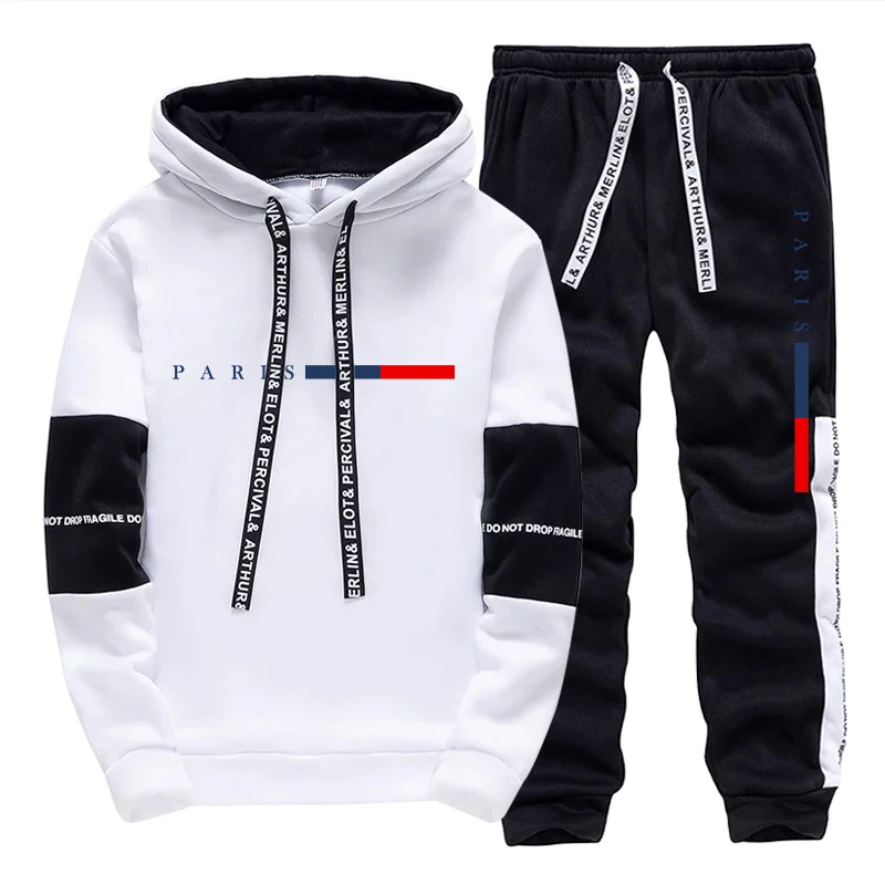 Paris Fashion Men - Men's Set/Hoodie/Pants Paris Fashion Autumn Winter