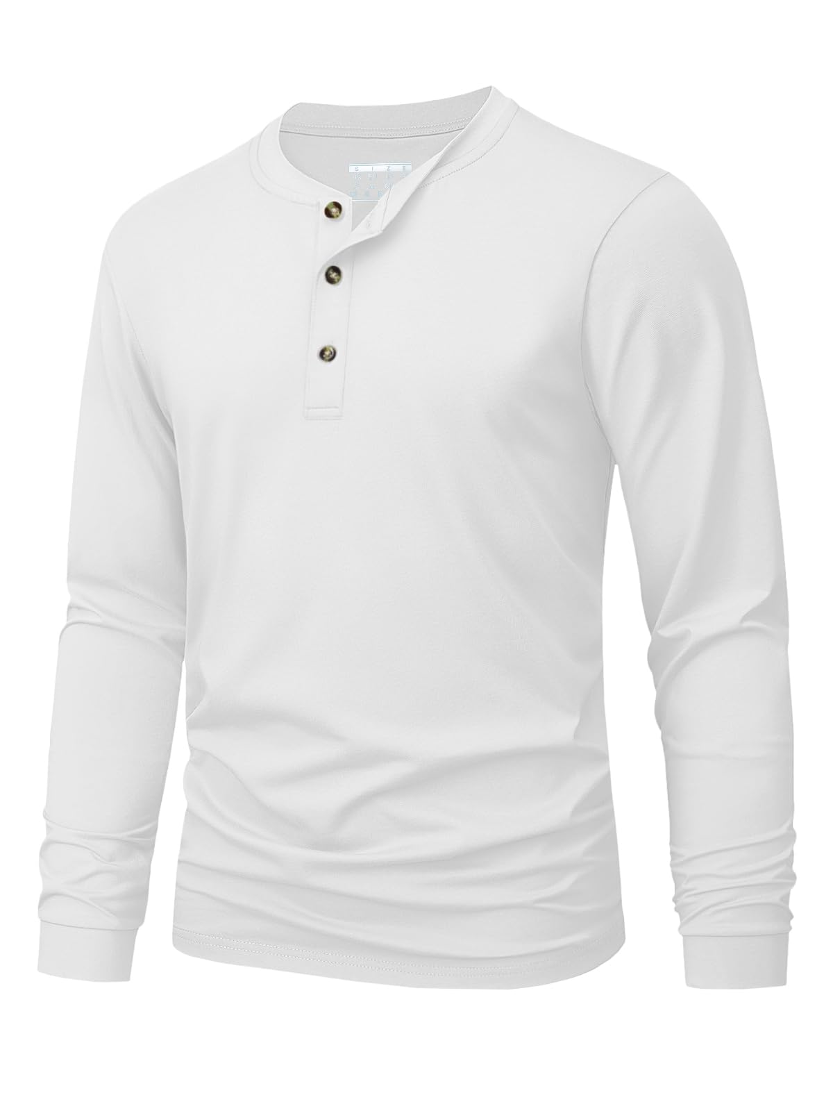 Men'S Fashion Color - Men's Henley T-Shirt Simple Solid Color