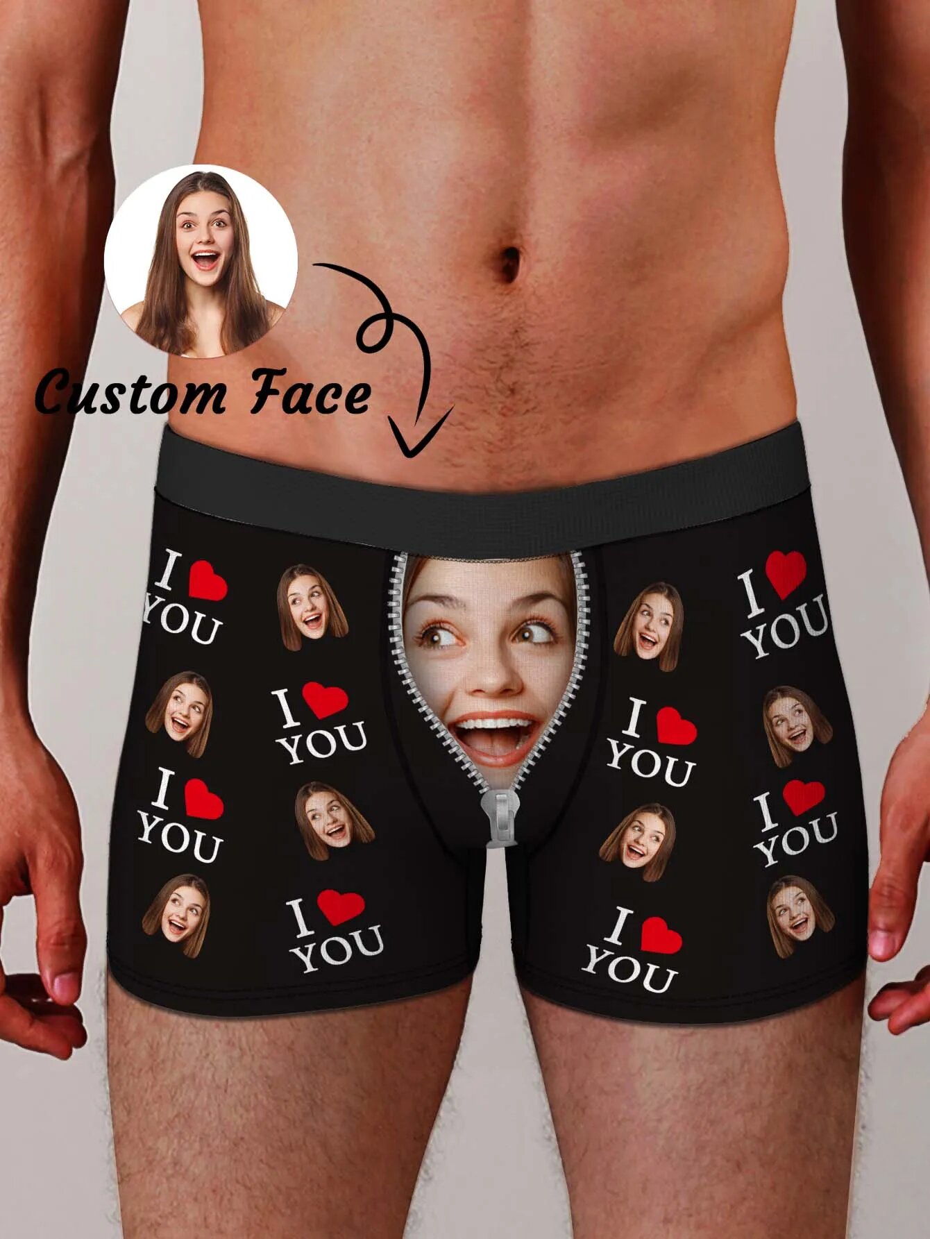 Men'S Fashion Underwear - Custom Photo Mens Boxer Briefs Personalized