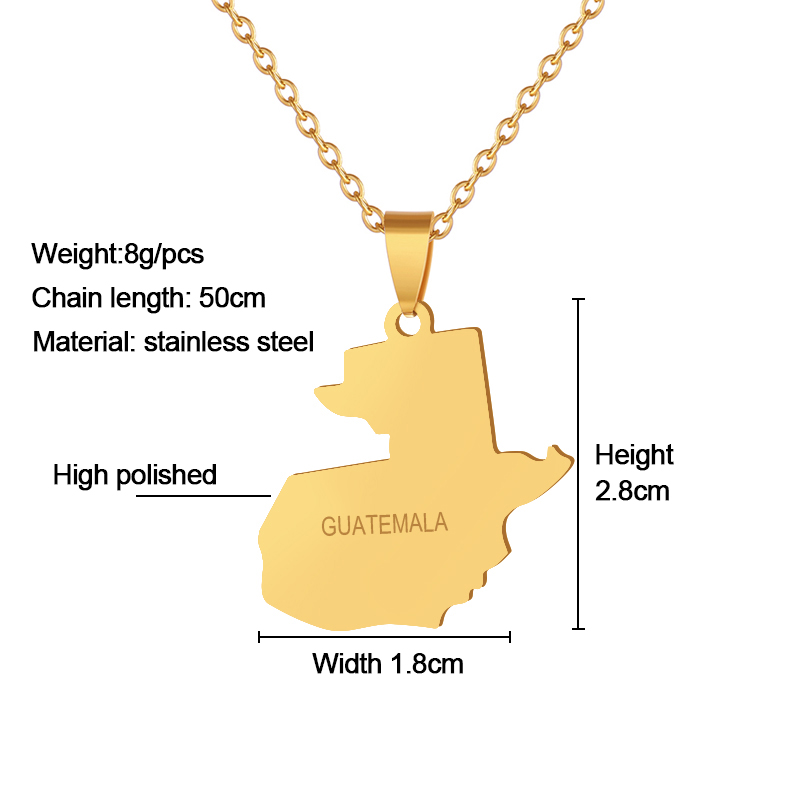 SONYA Guatemala Map Pendant Ne - Men'S Fashion Guatemala review and price