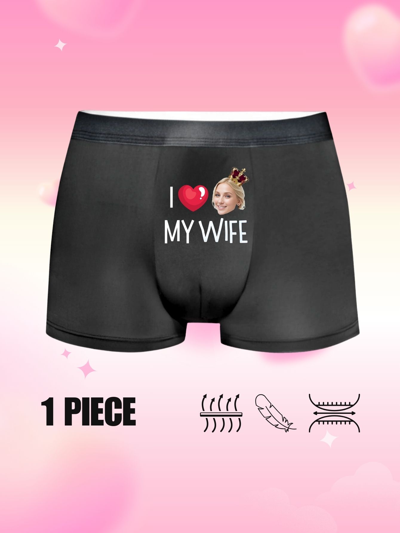 Personalized I LOVE MY WIFE Fa - Men'S Fashion Underwear review and price
