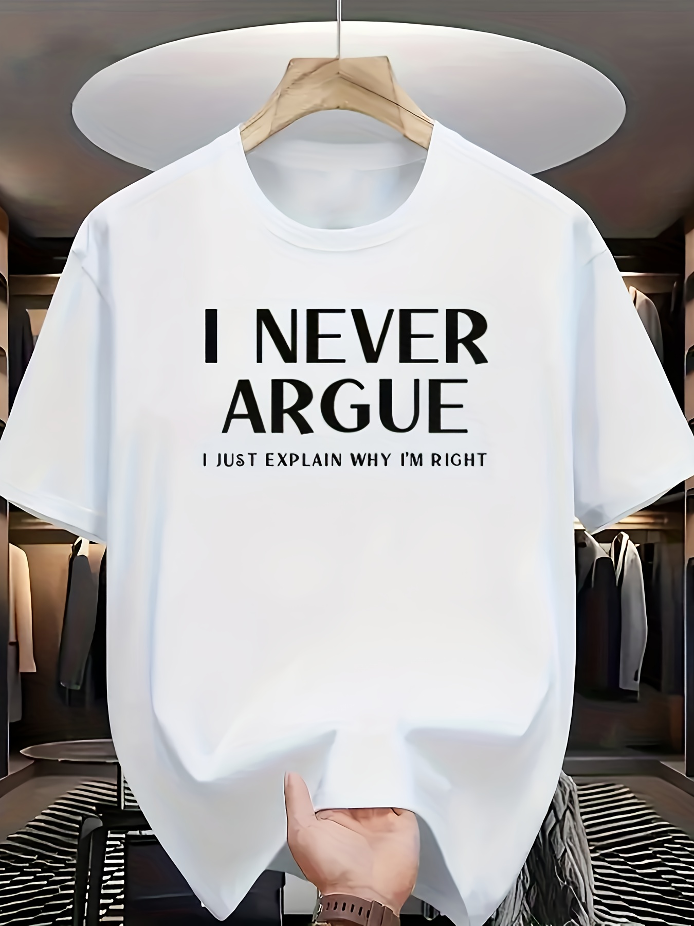 Funny I NEVER ARGUE, I JUST EX - Men'S Fashion Explained review and price