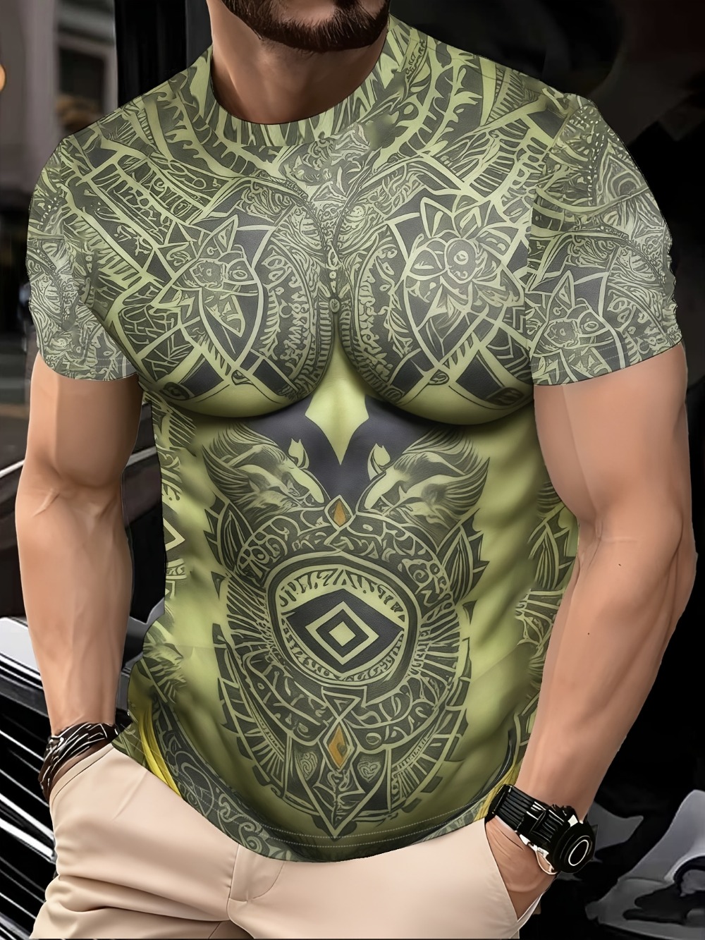 Role-playing Fake Muscle 3D Pr - Muscle Tee Workout review and price