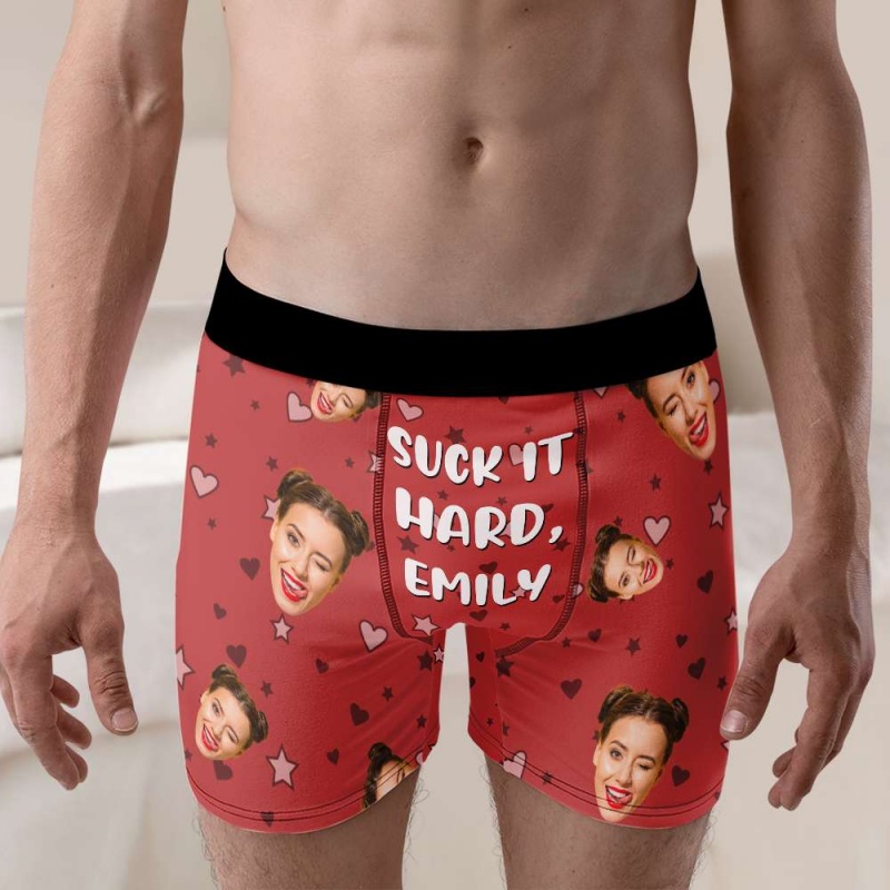 Custom Photo & Name Men's Boxe - Men'S Fashion Underwear review and price
