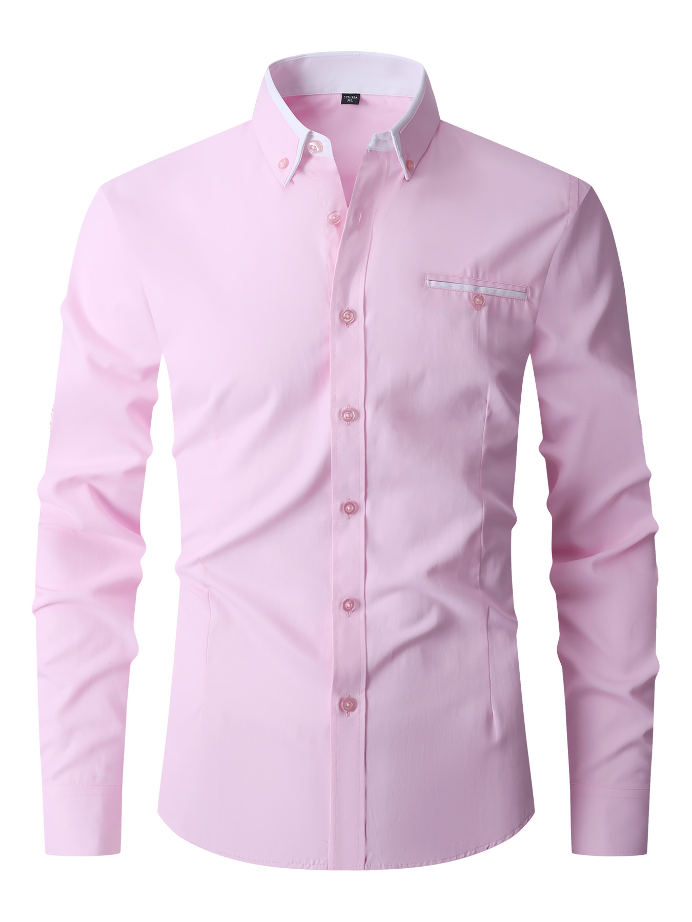 Men Formal Shirt Long Sleeve O - Men'S Fashion Color review and price