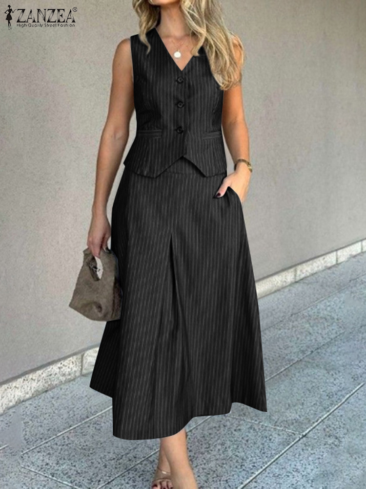 ZANZEA Office Women 2 Piece Se - Men Fashion Elegant review and price