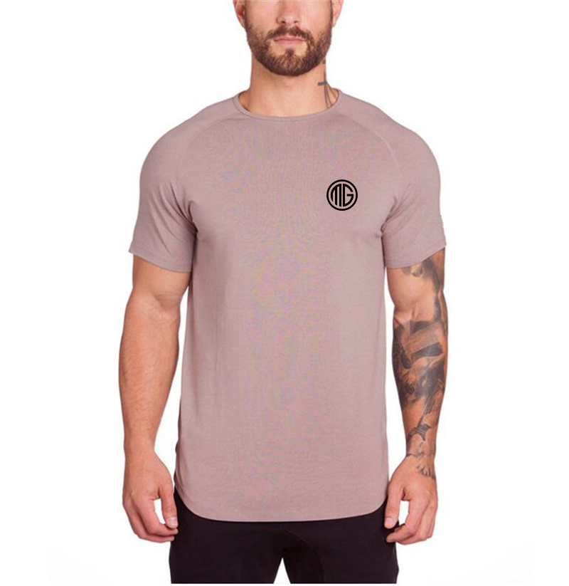 Summer Men Short Sleeve Cotton - Muscle Tee Workout review and price