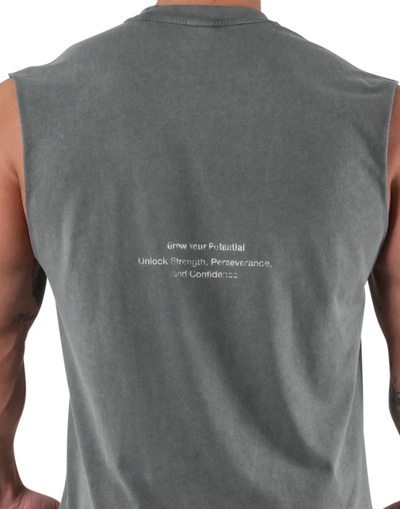 LYFT Summer Men's Washed Cotto - Muscle Tee Workout review and price