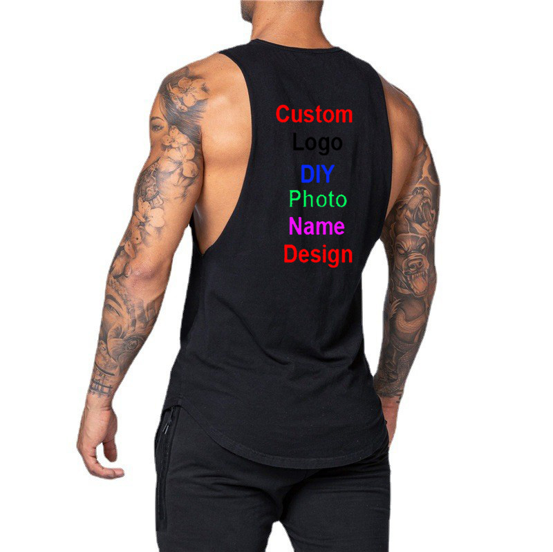 DIY Customized Logo Brand Gym  - Muscle Tee Workout review and price