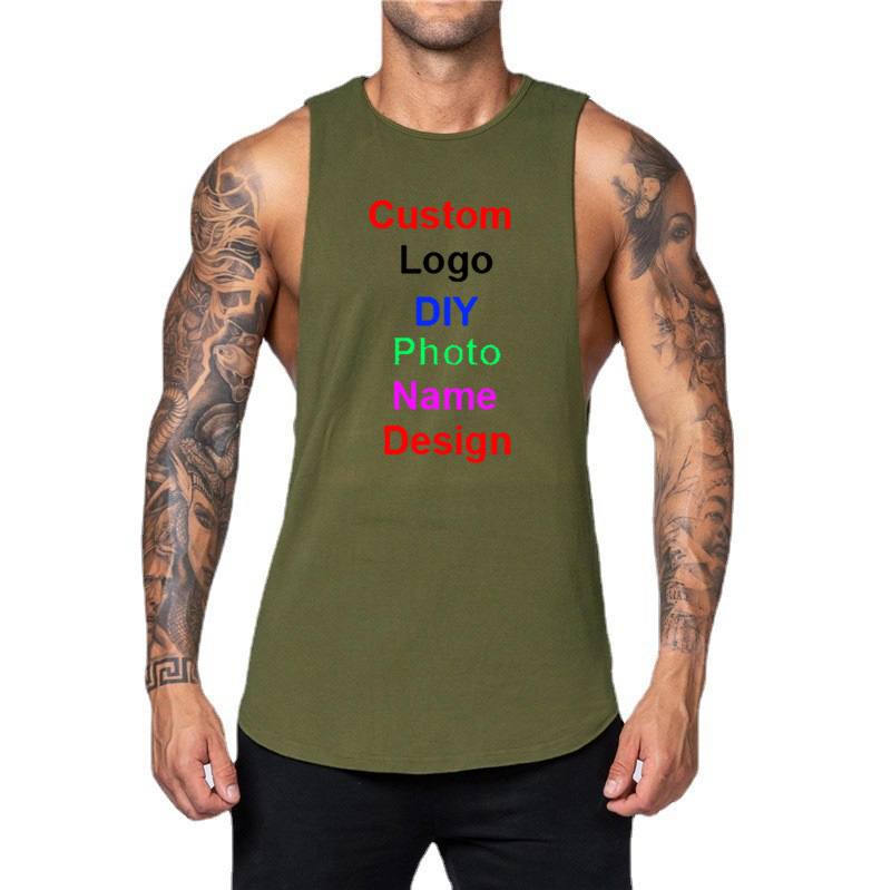DIY Customized Logo Brand Gym  - Muscle Tee Workout review and price