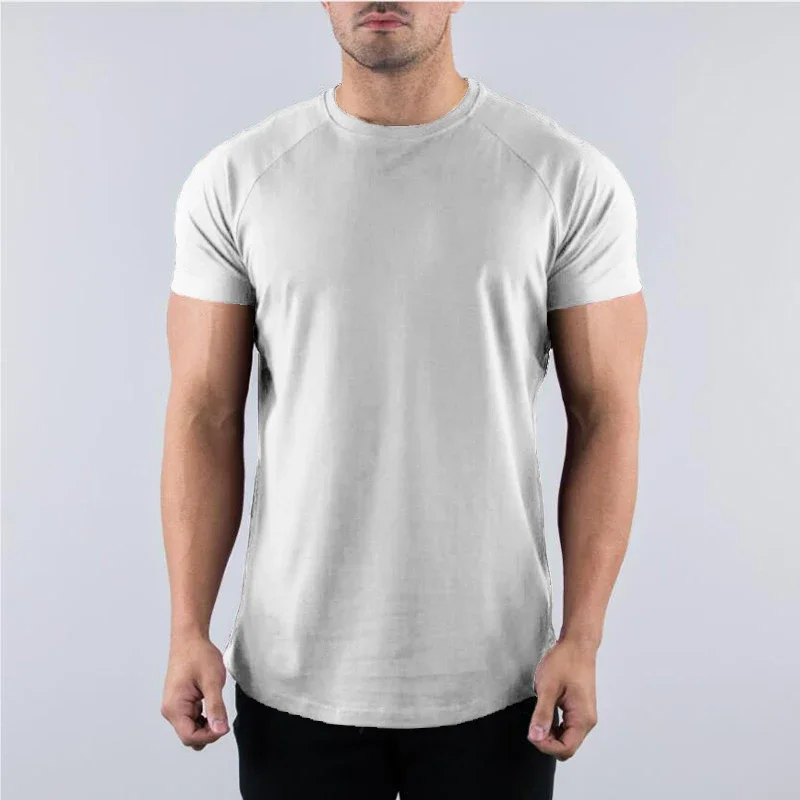 Plain Summer Cotton Breathable - Muscle Tee Workout review and price