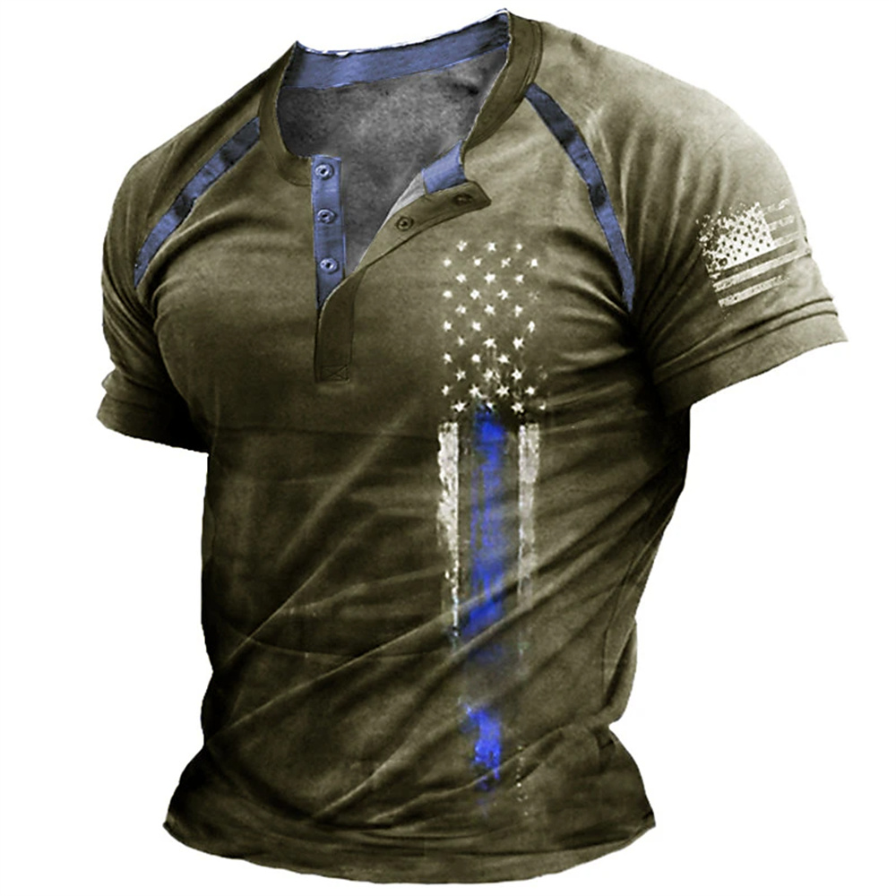 Funny 3D American Flag Print M - Quality Men'S Fashion review and price