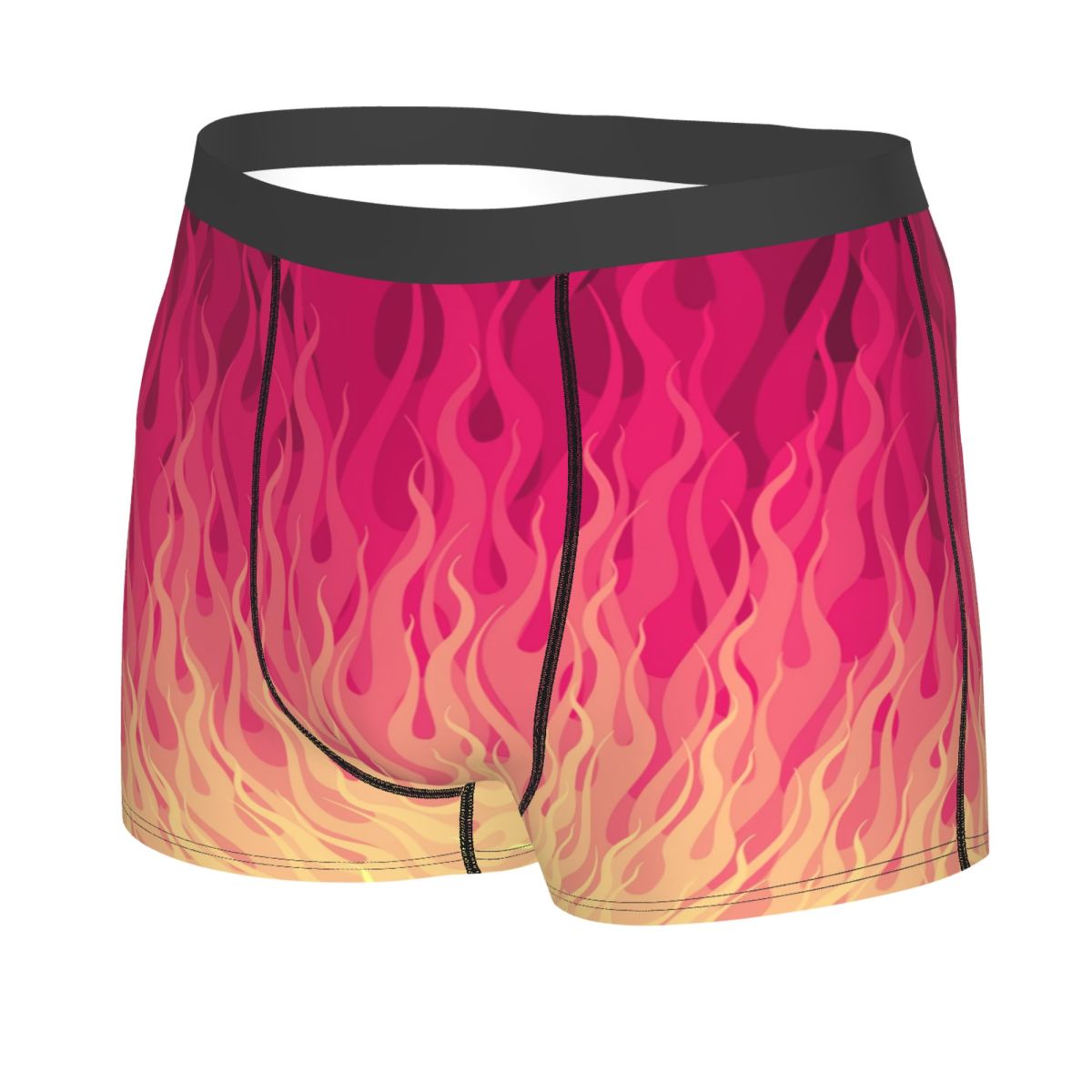 Custom Pink Burning Flames Fir - Men'S Fashion Underwear review and price