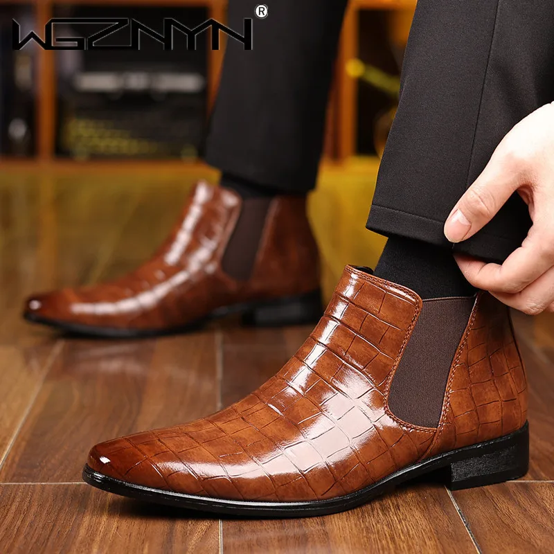 Luxury SIZE 39~48 Men Chelsea  - Men'S Fashion Luxury Brands review and price