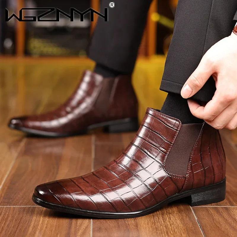 Luxury SIZE 39~48 Men Chelsea  - Men'S Fashion Luxury Brands review and price
