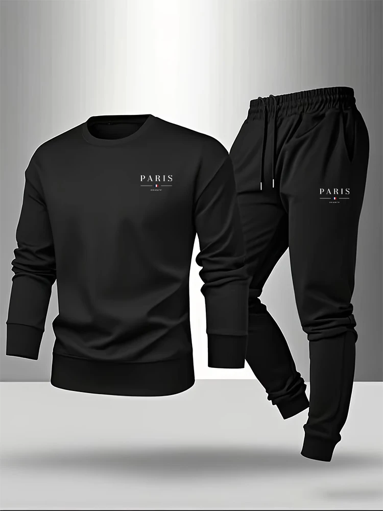 Paris Print Men's Set Pullover - Paris Fashion Men review and price