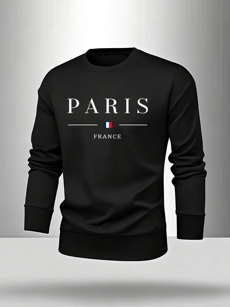 Paris Print Men's Set Pullover - Paris Fashion Men review and price