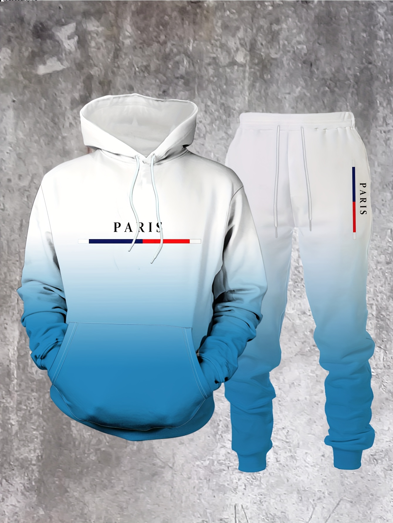 Gradient Color Paris Tracksuit - Paris Fashion Men review and price