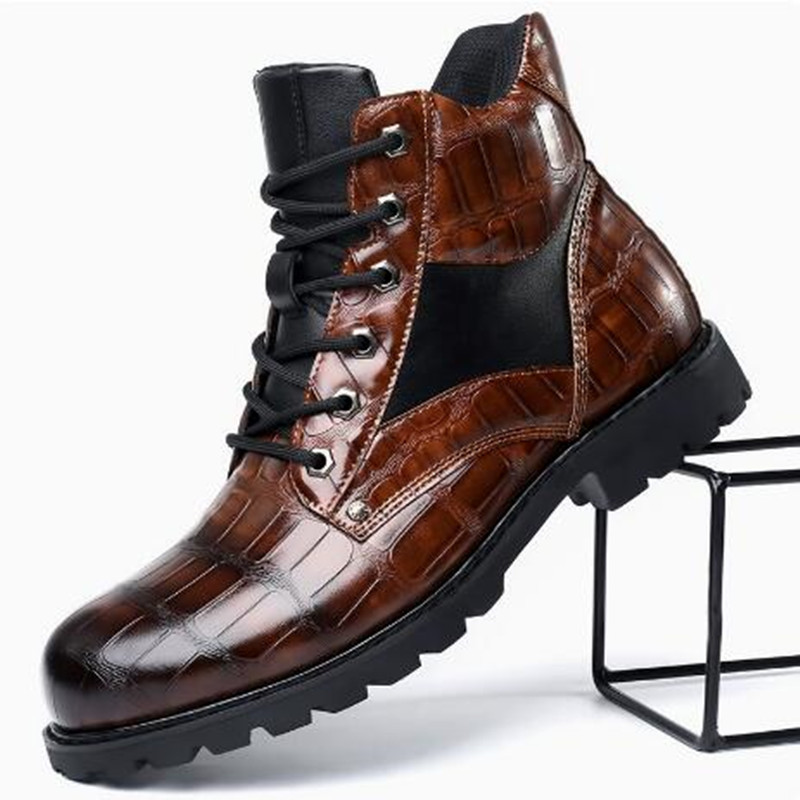 Brand Men Boots Grid Pattern S - Men'S Fashion Luxury Brands review and price
