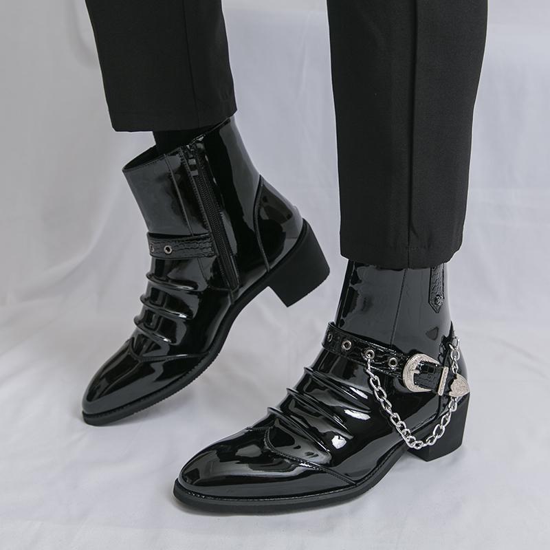 Fashion Side Zipper High Top M - Men Fashion Elegant review and price