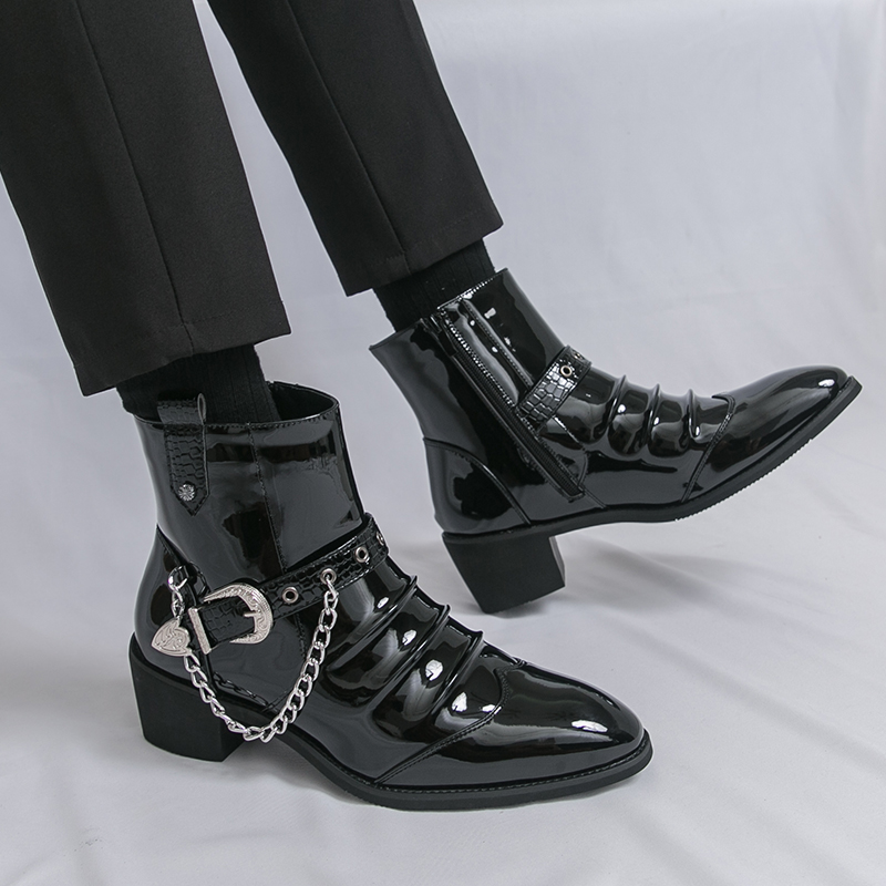 Fashion Side Zipper High Top M - Men Fashion Elegant review and price