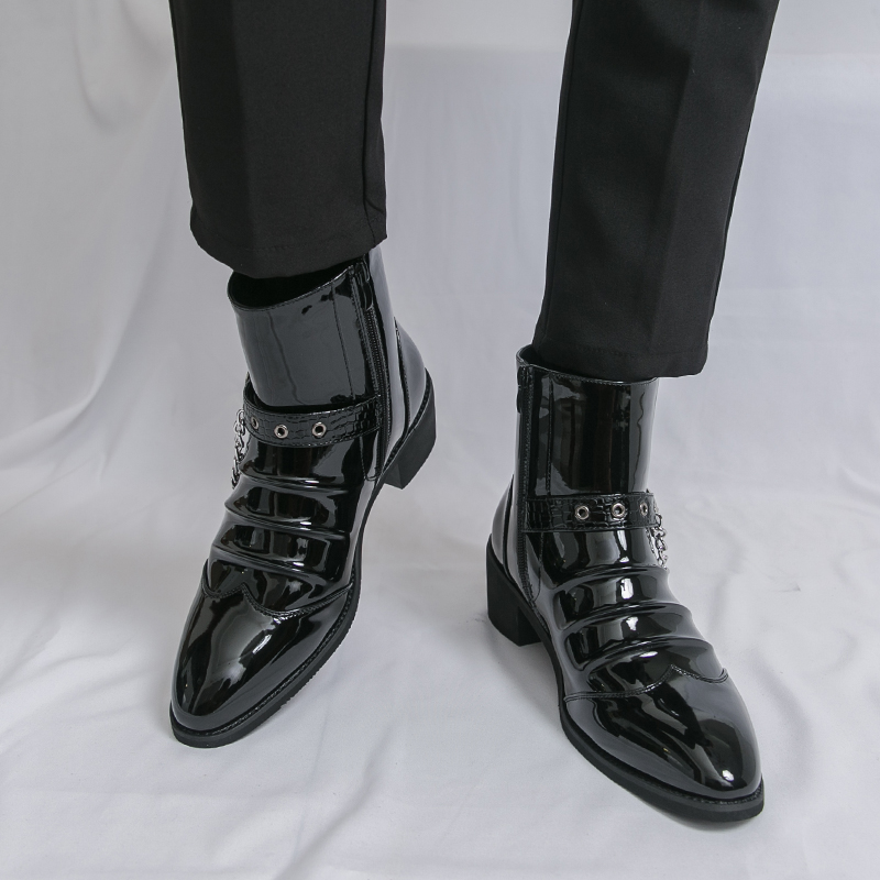 Fashion Side Zipper High Top M - Men Fashion Elegant review and price