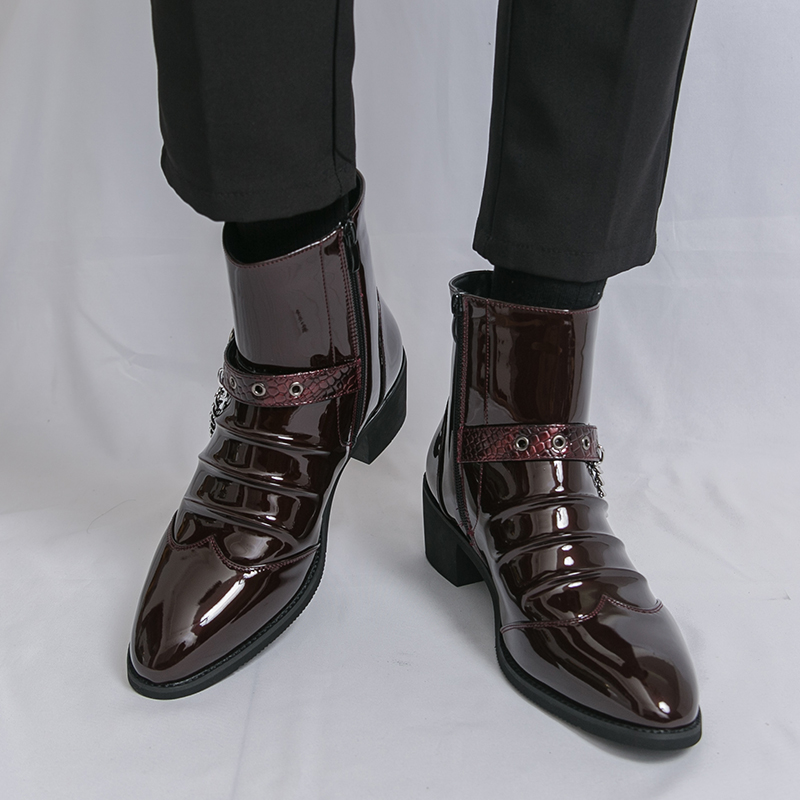 Fashion Side Zipper High Top M - Men Fashion Elegant review and price