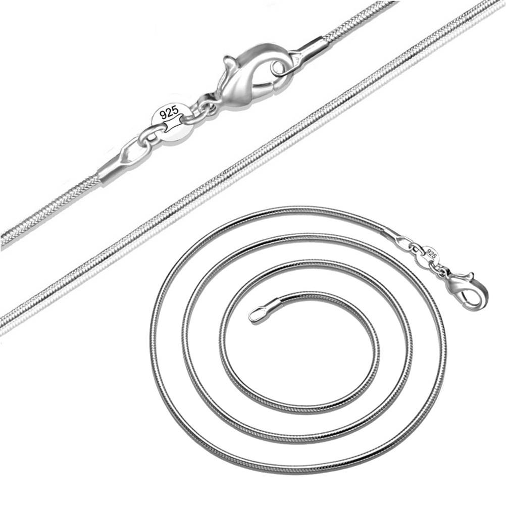 Snake Chain Necklace Silver Pl - Men Fashion Elegant review and price